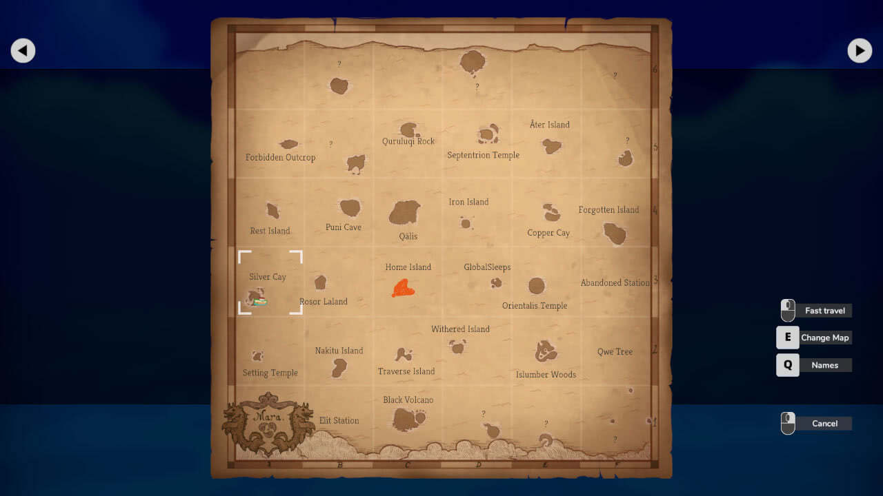 Summer in Mara mapa